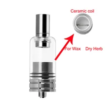 Longmada Mr. Bald III испаритель воск сухой травы керамический испаритель блюдо испаритель сухой травы 510 воск распылитель бак с керамической катушкой