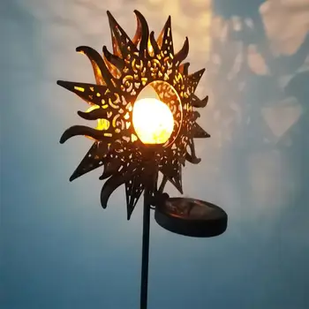 

Lawn Light Solar Garden Durable Landscape Lights Lawn Lamp Flickering Home