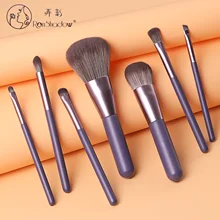 

Ronshadow 7pcs Mini Makeup Brushes Set Foundation Powder Eyebrow Eyeshadow Cosmetic Make Up Brush