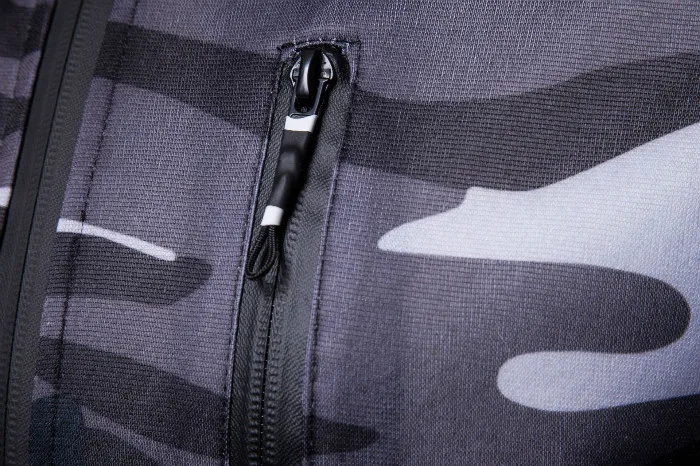 Хорошая Весенняя новая брендовая одежда для мужчин, модная камуфляжная толстовка с капюшоном и длинными рукавами, спортивный кардиган с капюшоном, мужская одежда