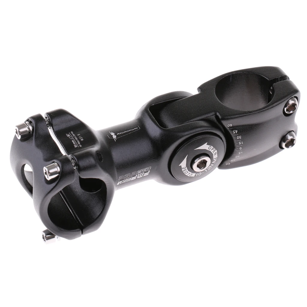 1 Piece Bicycle Stem MTB Mountain Bike Handlebar Stem Angle Adjustable 31.8 x 90mm Ensure Long Lifetime of Using