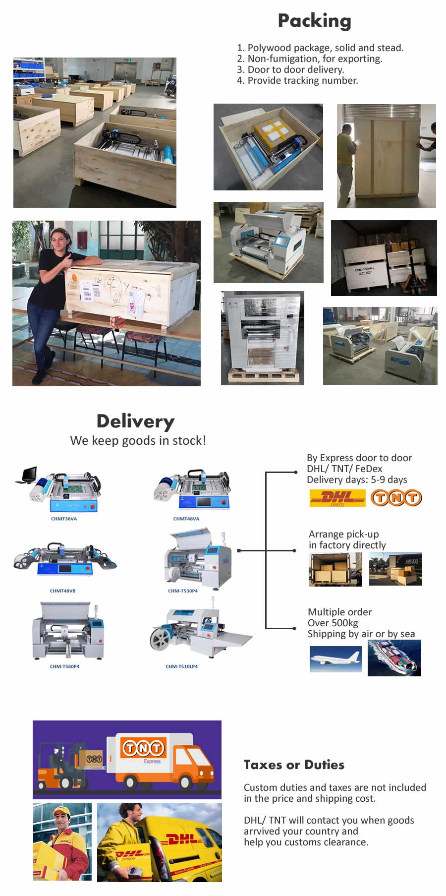 NEW- Packing delivery duty