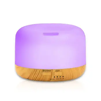 

7 Color LED Light 300ML Ultrasonic Aromatherapy Humidifier Essential Oil Diffuser Air for Home Mist Maker Aroma Diffuser Fogger