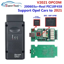 Nova op com 2021 170823c para opel pode ônibus carro opcom 1.70 flash atualização de firmware real pic18f458 ftdi ft232rl chip obd2 scanner automóvel
