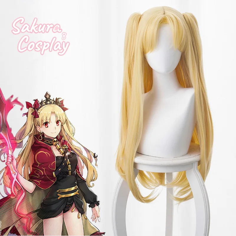 FGO Fate Grand Order Ereshkigal Косплей слуга Лансер блонд термостойкие синтетические волосы