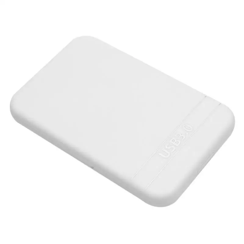 2,5 дюймов HDD SSD чехол SATA 2 к USB 3,0 Корпус чехол 6 Гбит/с Внешний SSD коробка для жесткого диска Поддержка 8 ТБ жесткий диск - Цвет: Белый