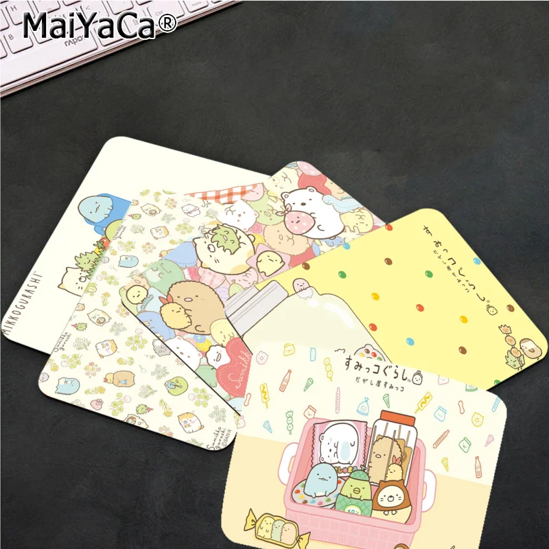 

MaiYaCa Vintage Cool Japan Cartoon Sumikko Gurashi Gamer Speed Mice Retail Small Rubber Mousepad Top Selling Wholesale Pad mouse