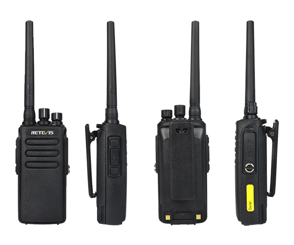 Estação de Rádio Ip67 à Prova Retevis Digital Walkie Talkie Dip67 Água Uhf 400-470 Mhz Vox - Analógico Portátil Rádio Bidirecional Rt81 Dmr 15 Walkie-talkie