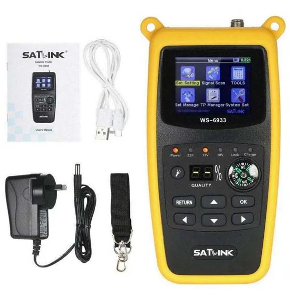 FMUSER SAT LINK цифровой спутниковый измеритель DVB-S2 WS-6933