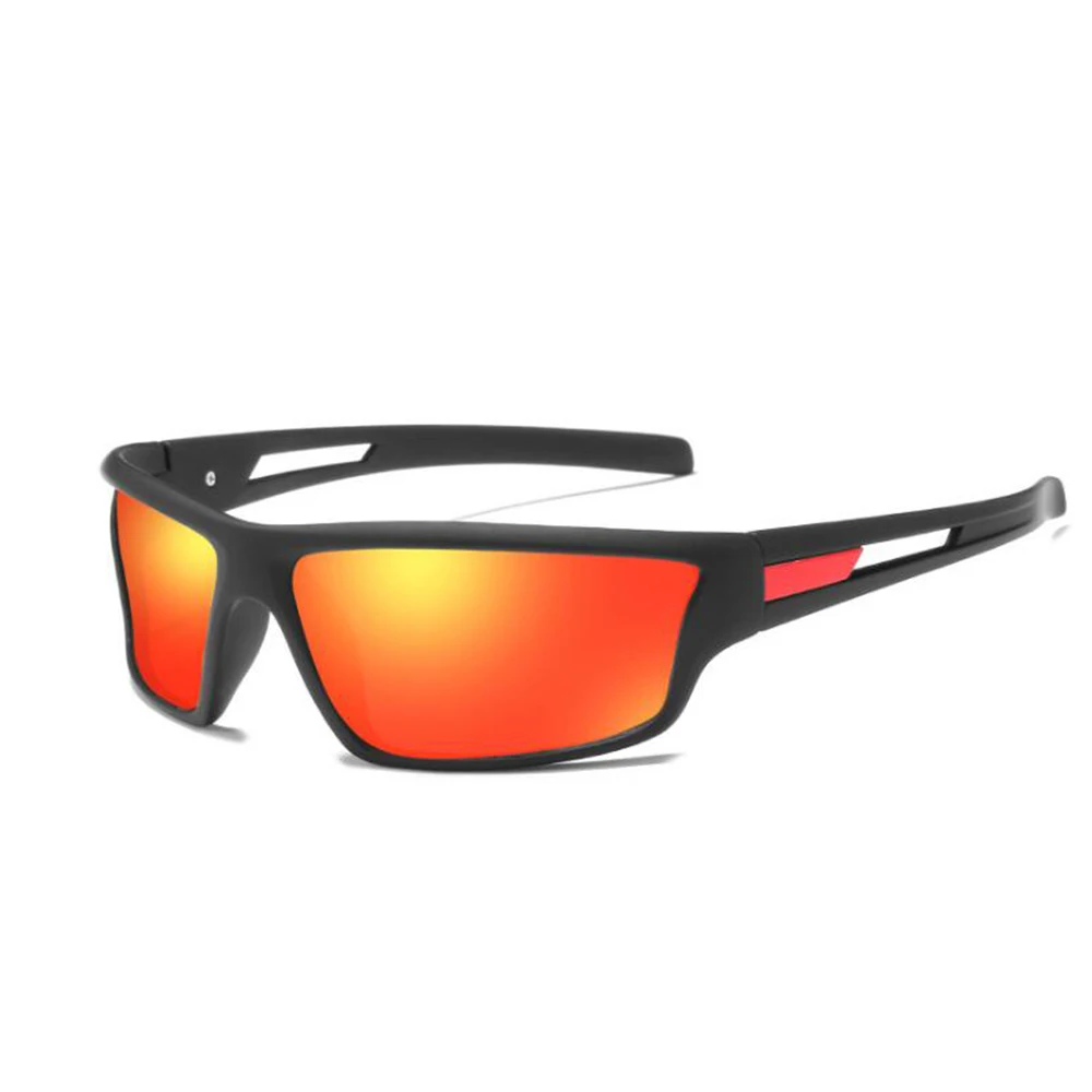 AIELBRO спортивные поляризованные солнцезащитные очки TAC объектив UV400 Открытый велосипед Gafas-Ciclismo очки для рыбалки и вождения велосипед солнцезащитные очки - Цвет: C05 black red