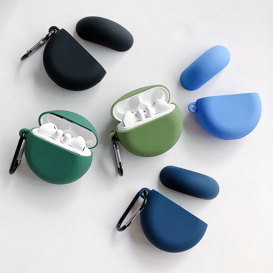 Мягкий силиконовый чехол для наушников Huawei FreeBuds 3 Free Buds Bluetooth беспроводная