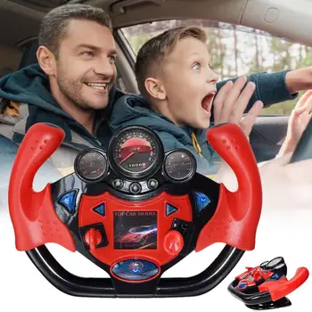 

Simulation Steering Wheel Sports Car Steering Wheel Toy Plastic Steering Wheel With Music Educational Toys For Children