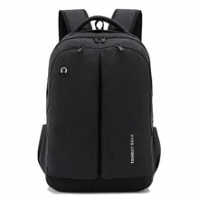 Простой рюкзак Бизнес двойная Наплечная Сумка для компьютера 15,6 дюймов модные Для мужчин Дорожная сумка