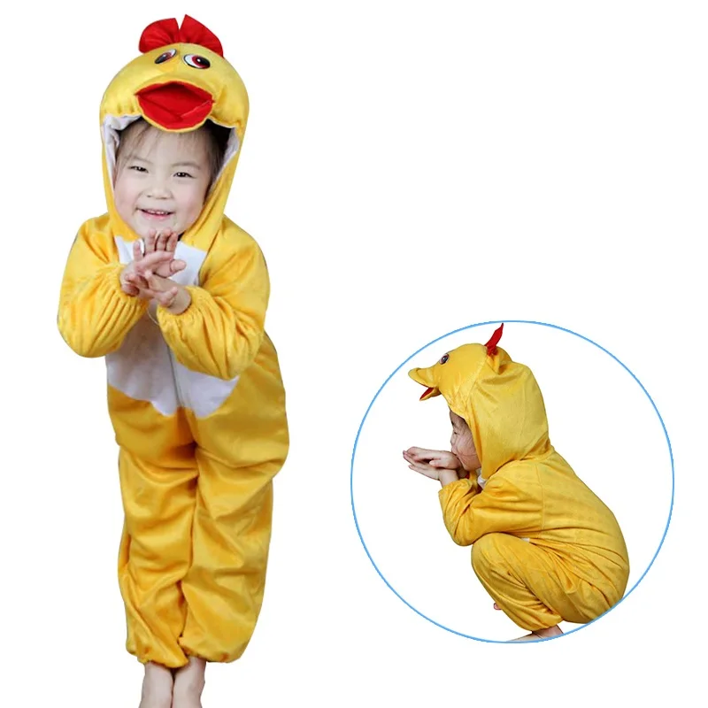 Kids Cartoon Animals Yellow Chick Costumes Boys Girl Halloween Cosplay Costume Anime Disfraces Dress Up Role Play Jumpsuit Kids Cartoon Animals Yellow Chick Costumes Boys Girl Halloween Cosplay Costume Anime Disfraces Dress Up Role Play Jumpsuit