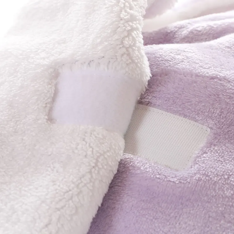 Baby Winter Double Flannel Unicorn Baby Swaddle Thickening Warm Baby Boy Girl Blanket Wrap Newborns Sleeping Bag Bedding Blanket