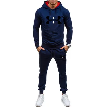 

2 Pieces Hoodies Pants Men Clothing Set Sportsuit Joggers Men Spring&Autumn Hoodies Sweatshirt Men Set Hoodies Mens Tracksuit