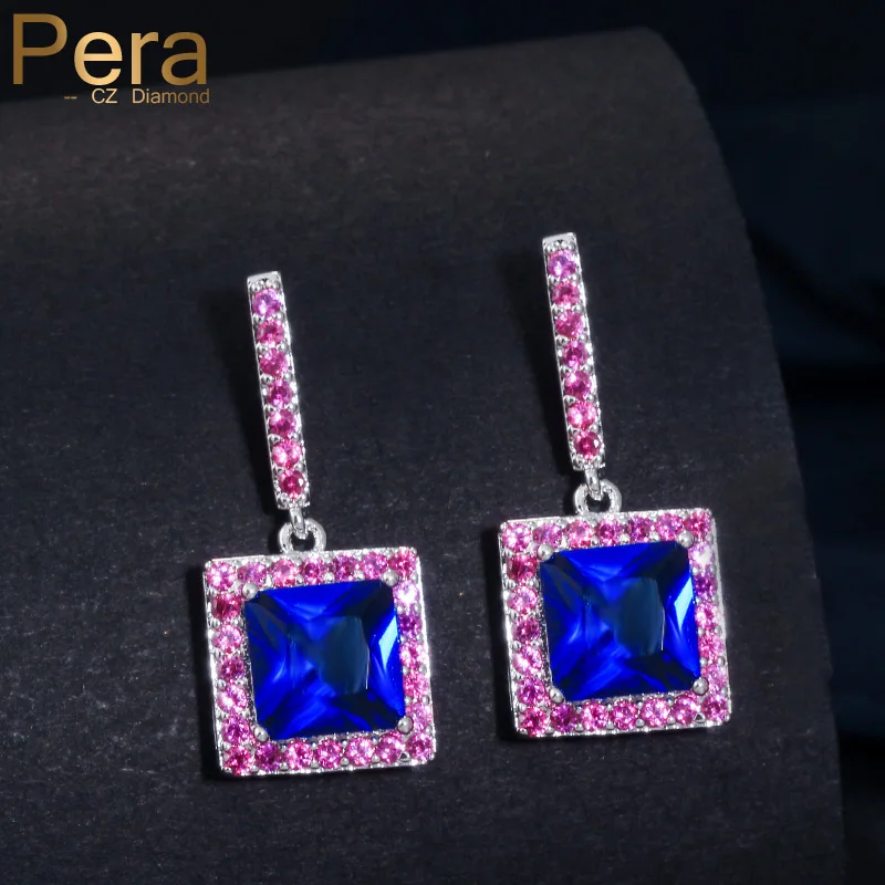 Длинные серьги Pera трендовые женские капельки в подарок на Рождество большие