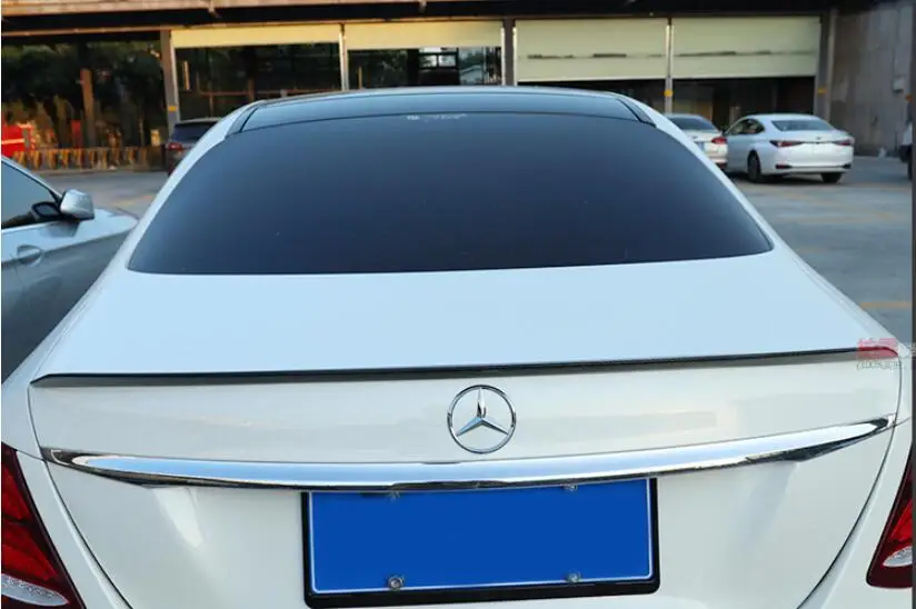 Углеродное волокно заднее крыло багажника выступ Спойлеры подходит для Mercedes Benz E Class W213 E63 AMG