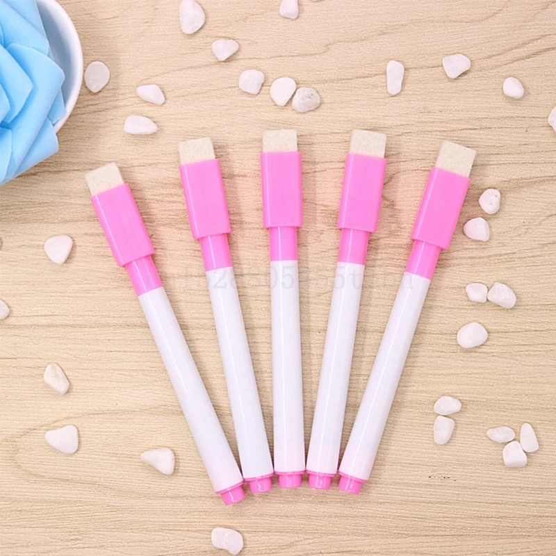 Whiteboard Pen Erasable Dry White Board Markers Built In Eraser 6Pcs/Set white marker pens marker pens dry erase markers whiteboard pens
