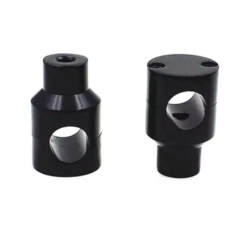 

2x Universal 1" 25mm Billet Handlebar Risers For Harley Honda Yamaha Kawasaki Suzuki Custom Springer Bobber Chopper
