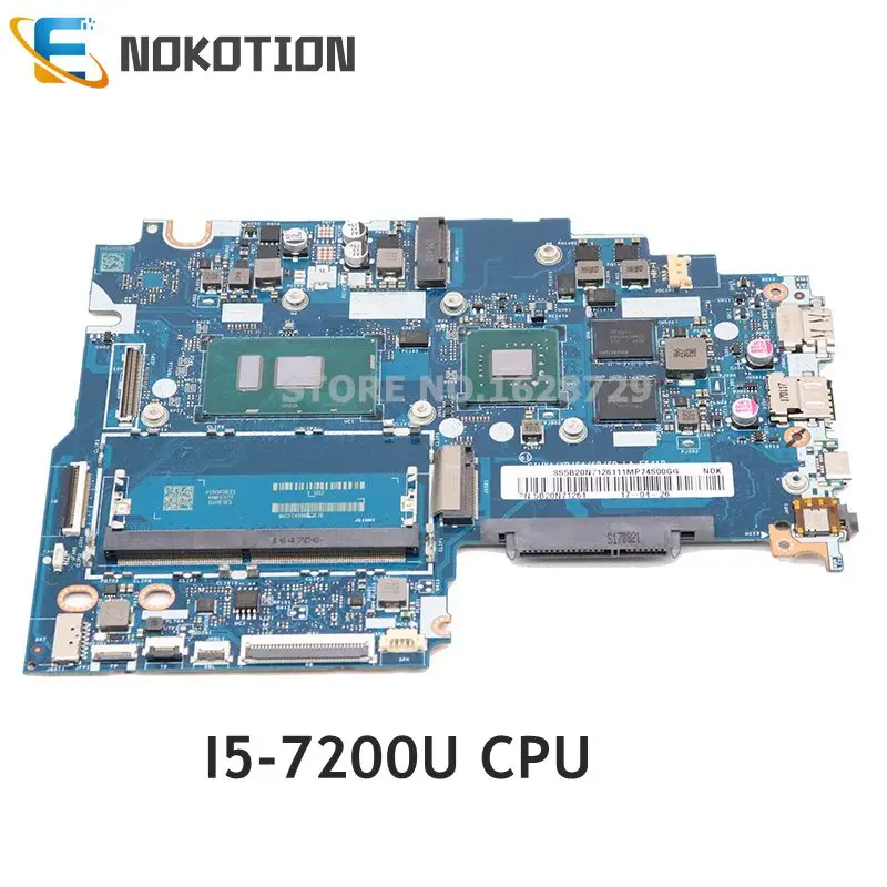 NOKOTION CIUYA/YB/SA/SB/SD LA-E541P для lenovo Ideapad 320S-14IKB FRU системной платы: 5B20N78322 SR342 I5-7200U процессор DDR4 2 Гб