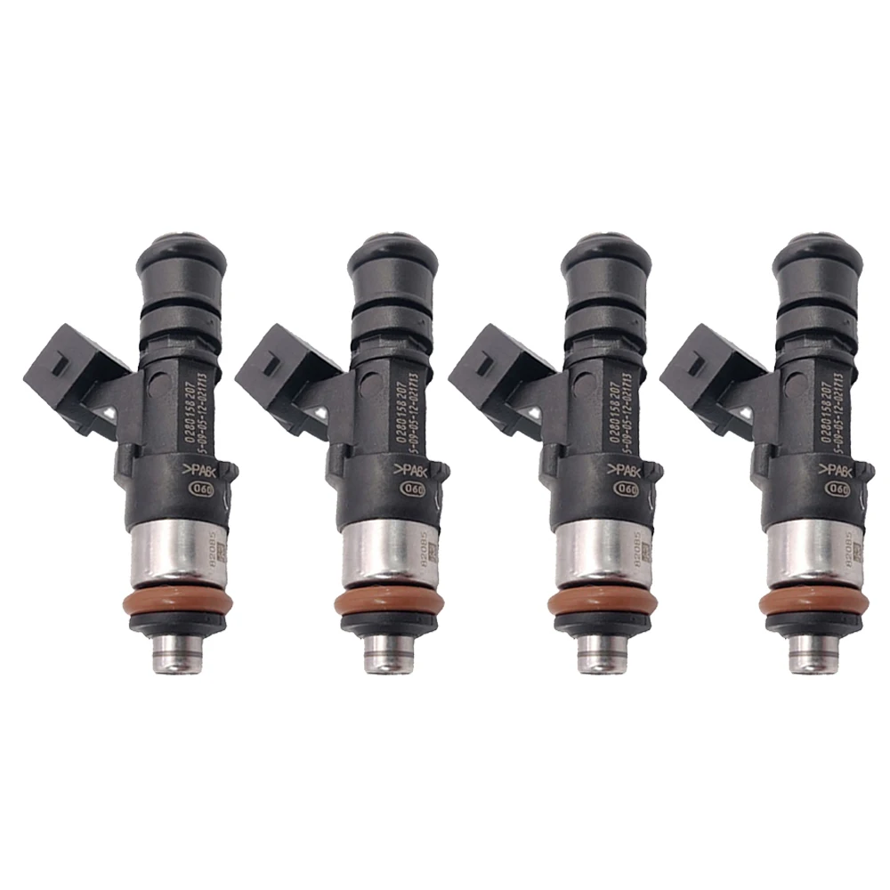 4x 8a6g 9f593 aa Fuel Injector Injection Nozzle 0280158207 101481 4x-8a6g-9f593-aa-fuel-injector-injection-nozzle-0280158207-101481