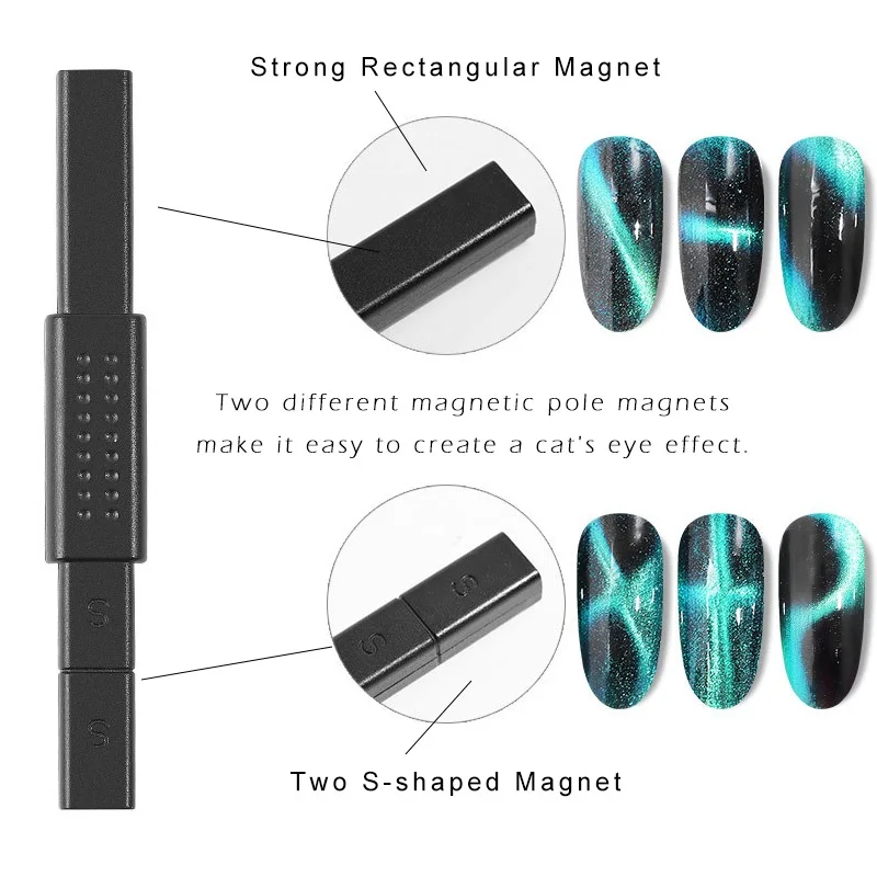 Дизайн ногтей кошачий глаз Магнитная палочка сильный магнит дизайн для Гель-лак «кошачий глаз» инструменты для ногтей красоты - Цвет: 14