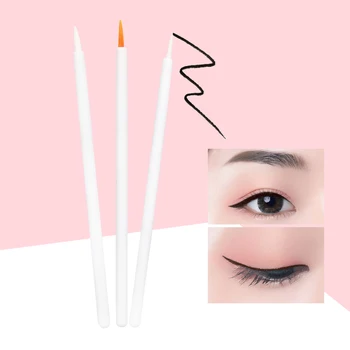 

50pcs Disposable Eyeliner Brushes Individual Applicator Superfine Fibre Nylon Swab Liquid Wand Eye Liner Brush Makeup Tools