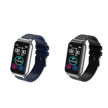 

AMS-Smart Band with Earphone Smart Watch Wireless Bluetooth Headphone Bracelet Heart Rate Sleep Monitoring