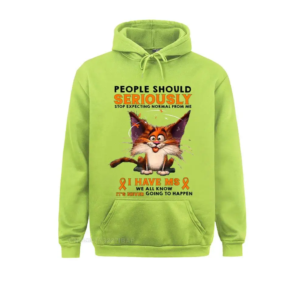 La gente debería dejar de esperar de mí algo normal. Ofertas especiales. Sudaderas con capucha estilo preppy. Sudaderas con capucha para hombre. Sudaderas con capucha personalizadas. Camisas.