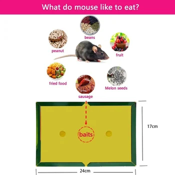 

Mouse Board Sticky Mice Glue Trap High Effective Rodent Rat Snake Bugs Catcher Pest Control Reject Non-toxic Eco-Friendly