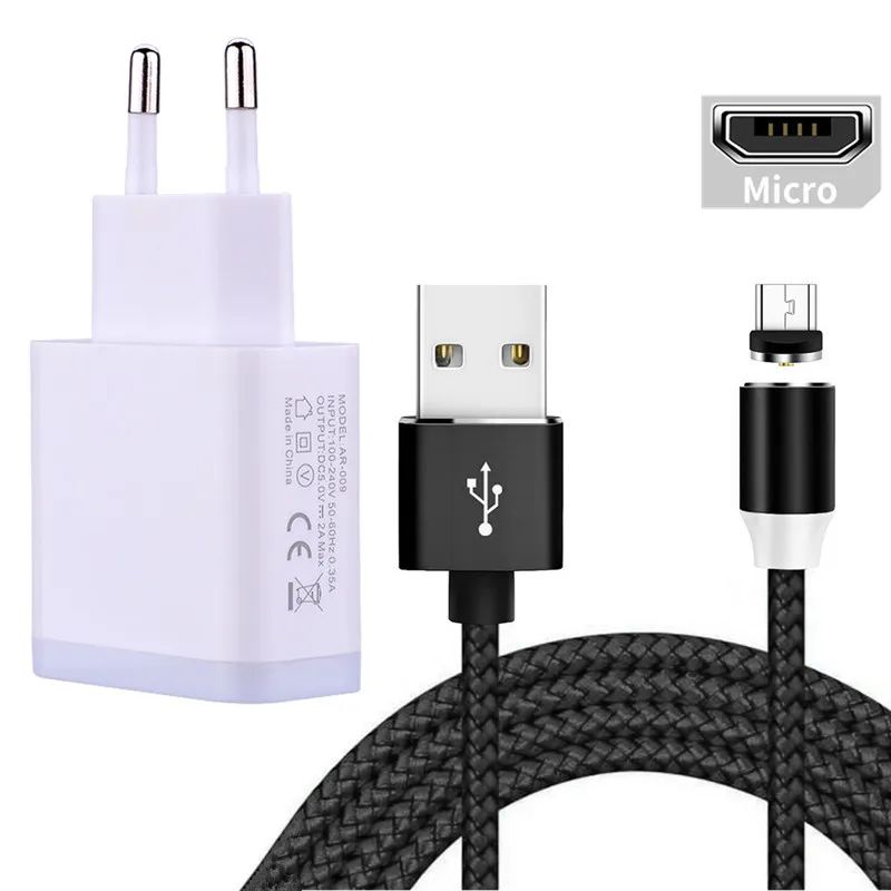 Магнитный Micro USB зарядный кабель для Samsung Xiaomi Redmi Huawei honor Meizu LG NOKIA 2 3 Oukitel C8 Android