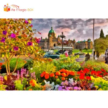 

LIFE MAGIC BOX Beautiful Flowers Backdrop for Photo Wonderland Party Fall Birthday Wedding Family Video Photography Backgrounds