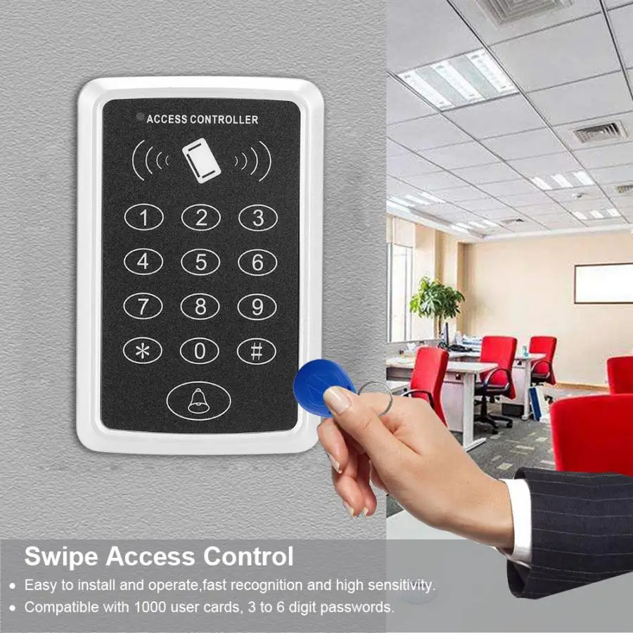 Serrure electronique RFID карты система контроля доступа водонепроницаемый открытый с 10 ключ тег Горячая