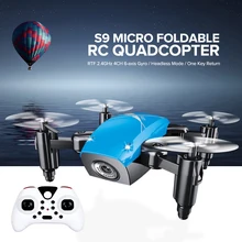 S9HW мини-Дрон с камерой S9 без камеры RC Квадрокоптер складной Дрон удержание высоты RC Квадрокоптер WiFi FPV Карманный Дрон VS CX10W
