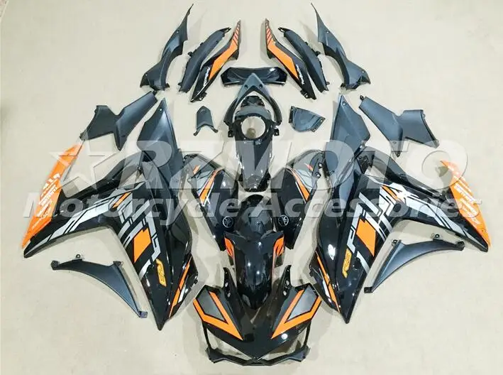 Высокое качество ABS Полный комплект обтекателя подходит для YAMAHA R3 R25 14 15 16 17 горячие продажи оранжевый черный