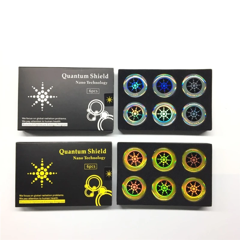 

6pcs Quantum Shield Sticker Mobile Phone Sticker for Cell Phone Anti Radiation Protection From EMF Fusion Excel Anti-Radiation