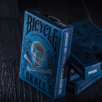 

Bicycle Luxury Skull Playing Cards Poker Size Deck Magic Cards Close Up Stage Magic Tricks Props for Magician