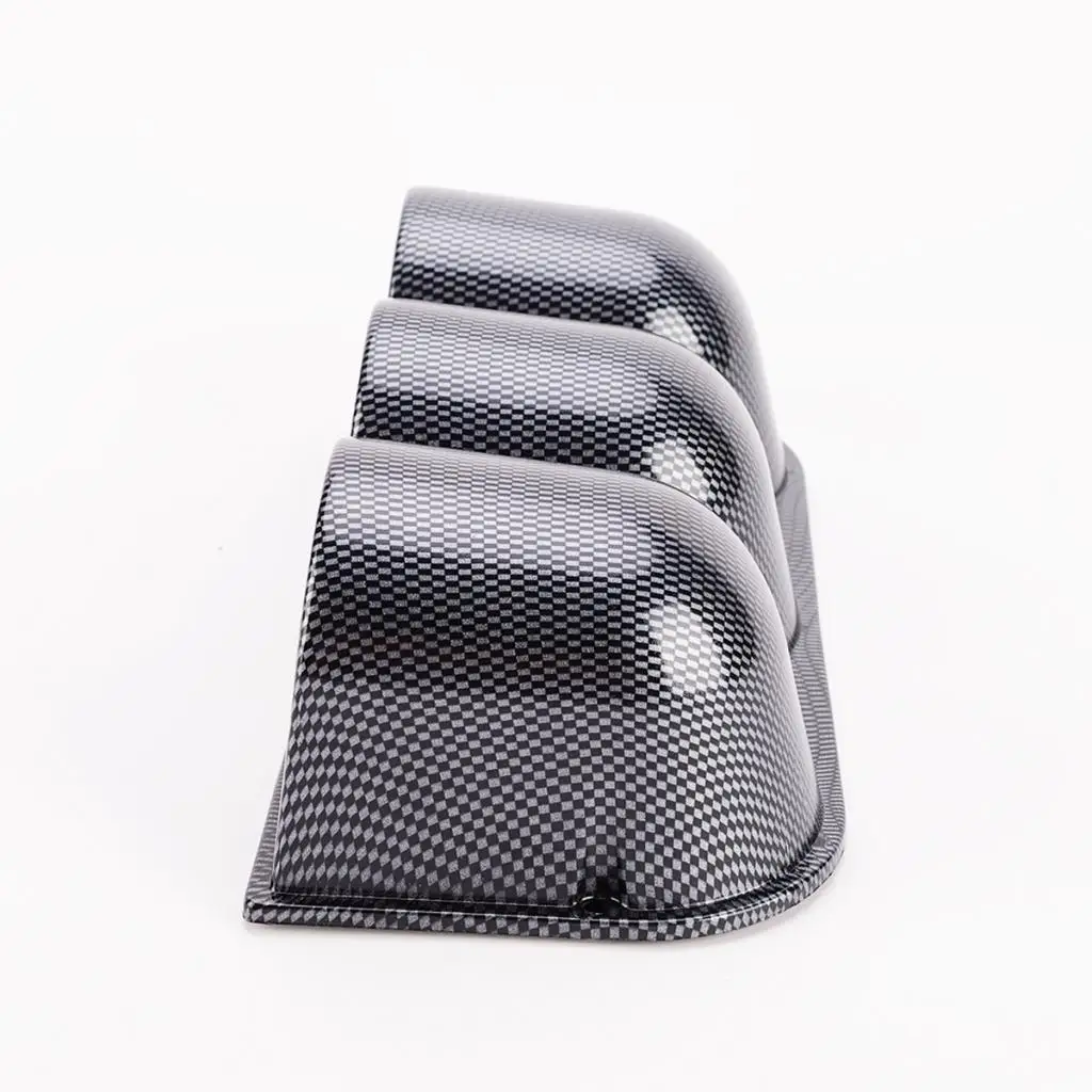 Carbon 2'' 52mm Car Motorcycle Universal Triple Dash Gauge Pod Mount Holder Side