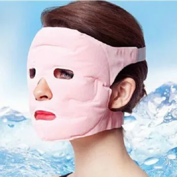 

Beauty Face-lift Mask Tourmaline Magnetic Therapy Massage Moisturizing Reusable Face Mask Gel Magnet Thin Face Care Facial Mask