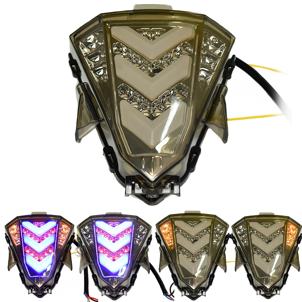 

Motorcycle Tail Lights for Yamaha YZF R15 R 15 2013-2016 Moto LED Colorful Brake Lights Motorbike Turn Signal Parking Lights