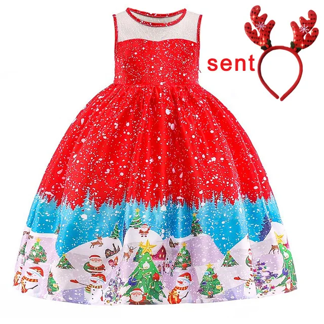 Для девочек Свадебная вечеринка, платье Детские платья для девочек платье принцессы платья маскарадный костюм рождественское платье - Цвет: SD042H Red