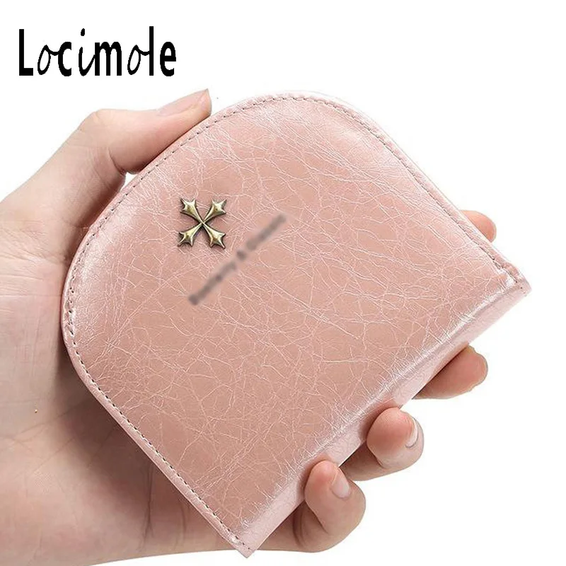 Locimole из искусственной кожи держатель для карт кошелек короткий клатч тонкий женский кошелек корейский Billetera Mujer FED625 PM49