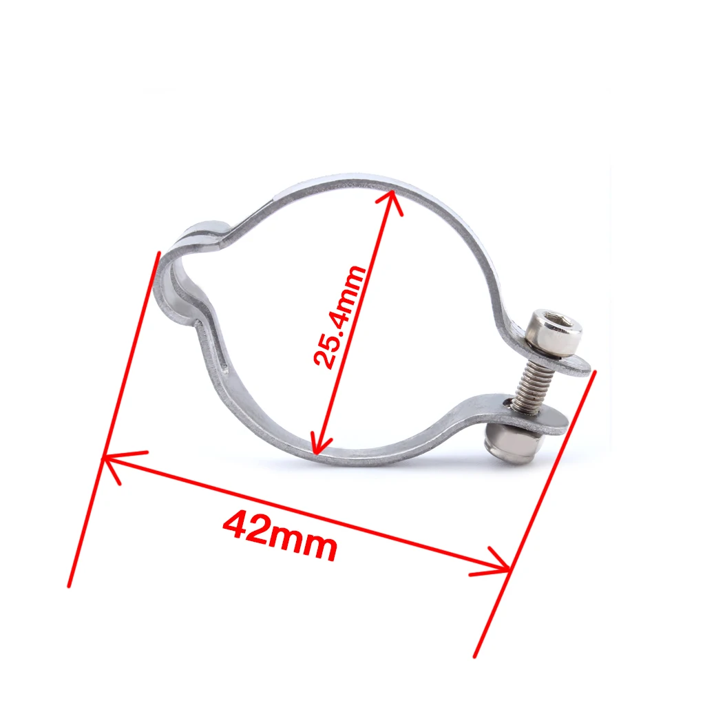 2pcs Bicycle Cable Clamp Disc Brake Shifter Tube Clamp Line Organizer 25.4mm