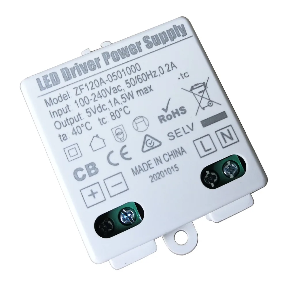 5W  ZF120A-0501000 LED Driver Power Supply 2