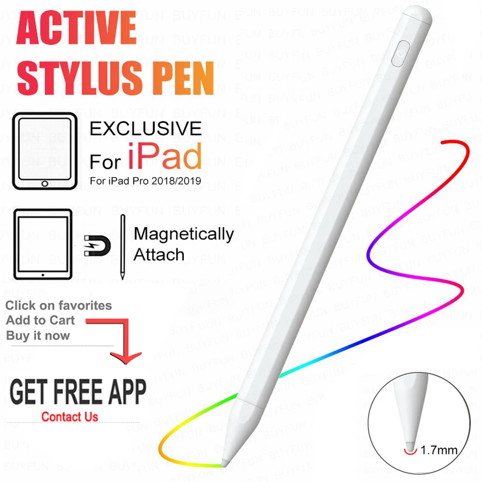 Стилус Activ для iPad Pro 11 Air 3 MIni 5 сенсорная ручка планшета ipad 2018 2019 2020 | Компьютеры и