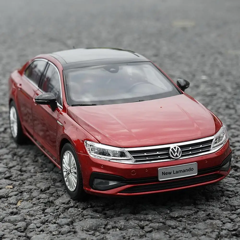 1/18 масштаб VW Volkswagen Lamando красный литой автомобиль Модель Коллекция игрушек