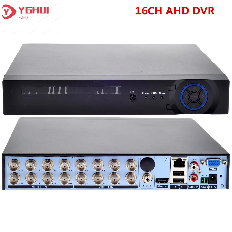 

4 канала 8 каналов 16 каналов AHD DVR рекордер 1080N Hybird NVR 5 в 1 CCTV цифровой видеорегистратор для 2 МП AHD/CVI/TVI/CVI/IP-камеры