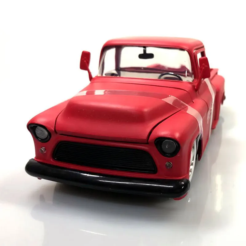 JADA 1/24 Scale Just Trucks 1955 Chevy Stepside Pickup литая металлическая модель автомобиля игрушка для подарка, детей, коллекция