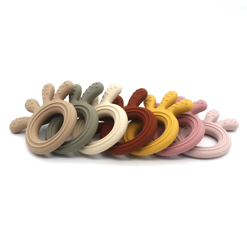 1PC Teether 장난감 Molar 를위한 연약한 실리콘 건강한 간호 Teething 펜던트 부속품